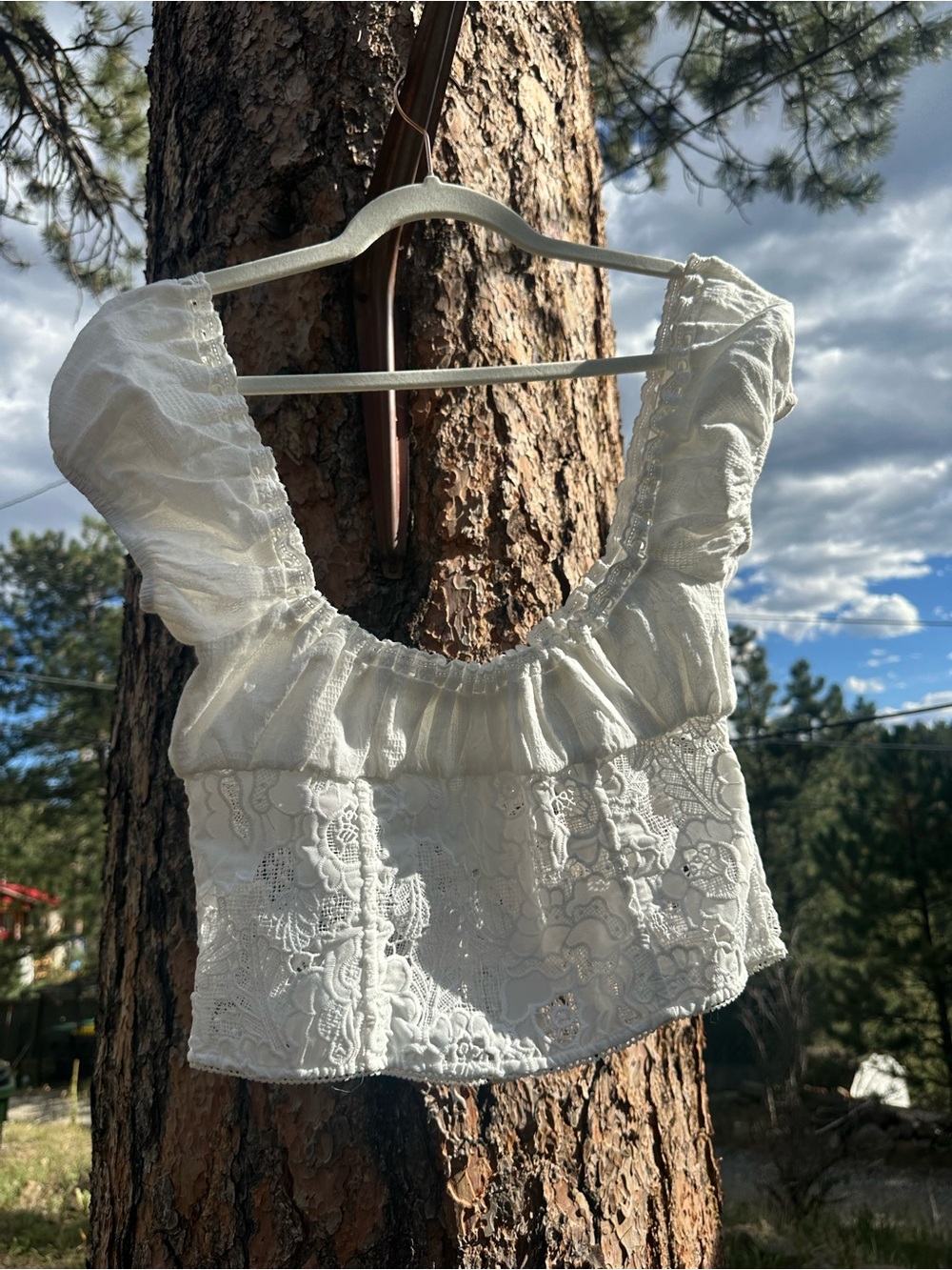 Bydee OPHELIA TOP IN CÉLESTE - Picture 9 of 9